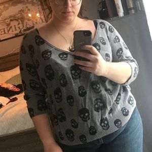 Torrid Skull Sweater